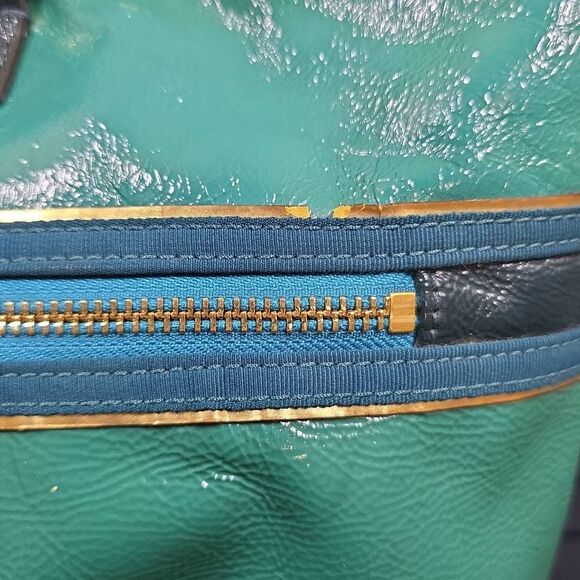 Coach Poppy Patent Leather Large Tote - Picture 15 of 15